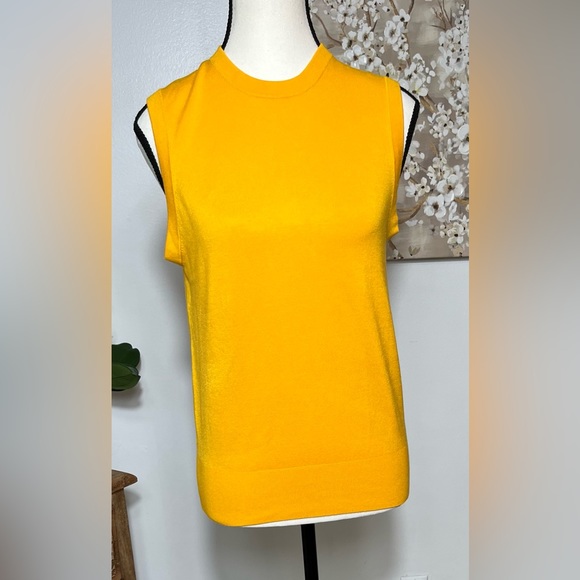 ZARA SLEEVELESS TOP SIZE M COLOR LIGHT YELLOW  NWT - Picture 9 of 13